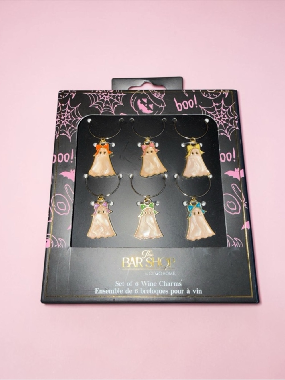 Ghost Wine Charms Set - Multicolor